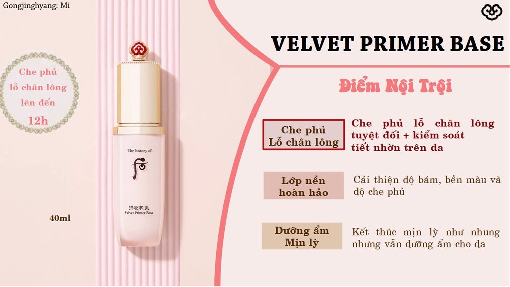 Tổng hợp 4 loại kem lót Whoo tái hiện vẻ đẹp lộng lẫy cho Hoàng Hậu thời nay!!